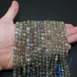 Лабрадор АА желтый бусины 6мм 7,5мм