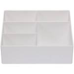 Органайзер для хранения «БИСКОТТИ», цвет белый, пять отделений, 17*11*10см