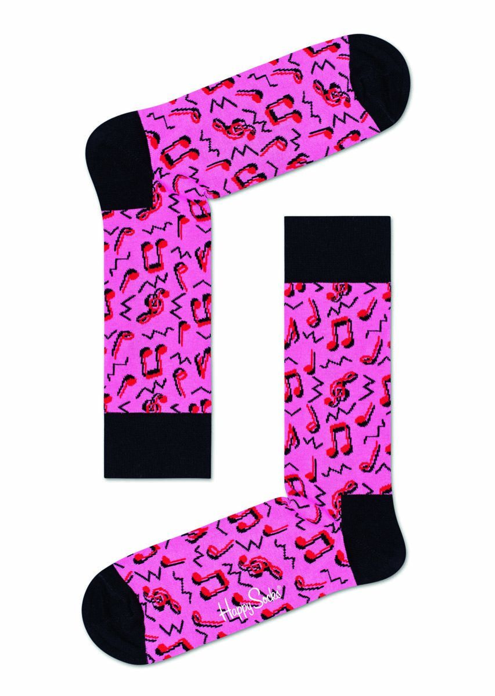 Носки унисекс City Jazz Sock с нотами (Размер: 25) (Цвет: синий)