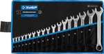 ЗУБР 18 шт, 6 - 32 мм, набор комбинированных гаечных ключей, Профессионал (27087-H18)