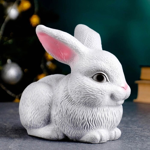 Копилка "Зайчонок" 20х10х17 см серый