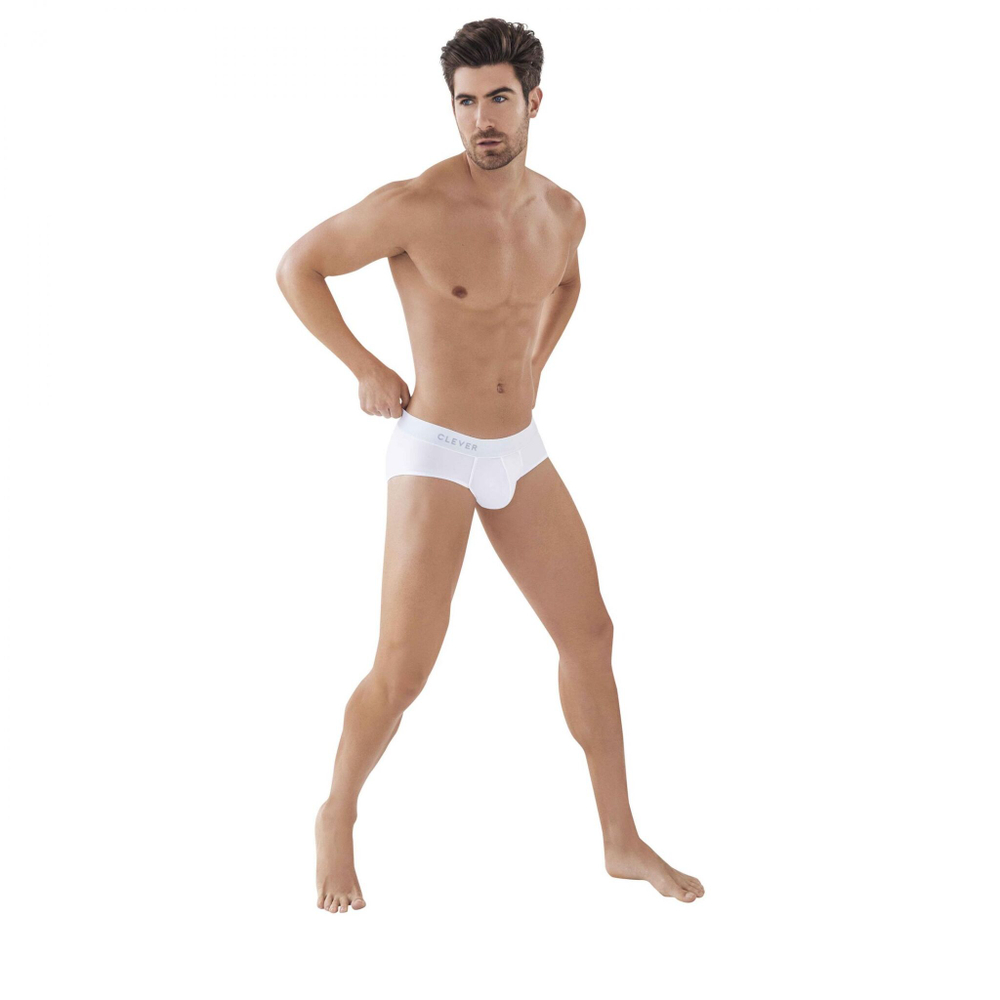 Белые мужские трусы-брифы Classic Match Brief (Размер: XL) (Цвет: белый)