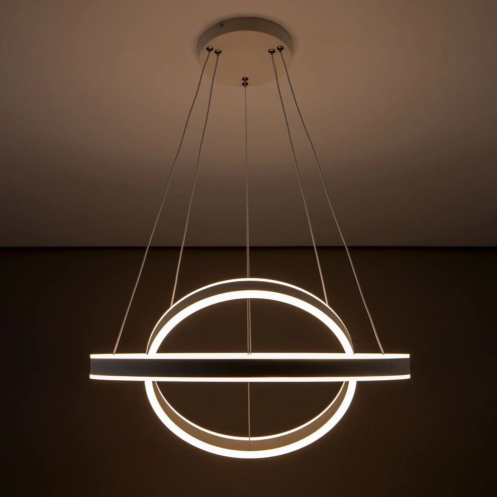 Citilux Дуэт CL719640 LED Люстра подвесная с пультом Белая