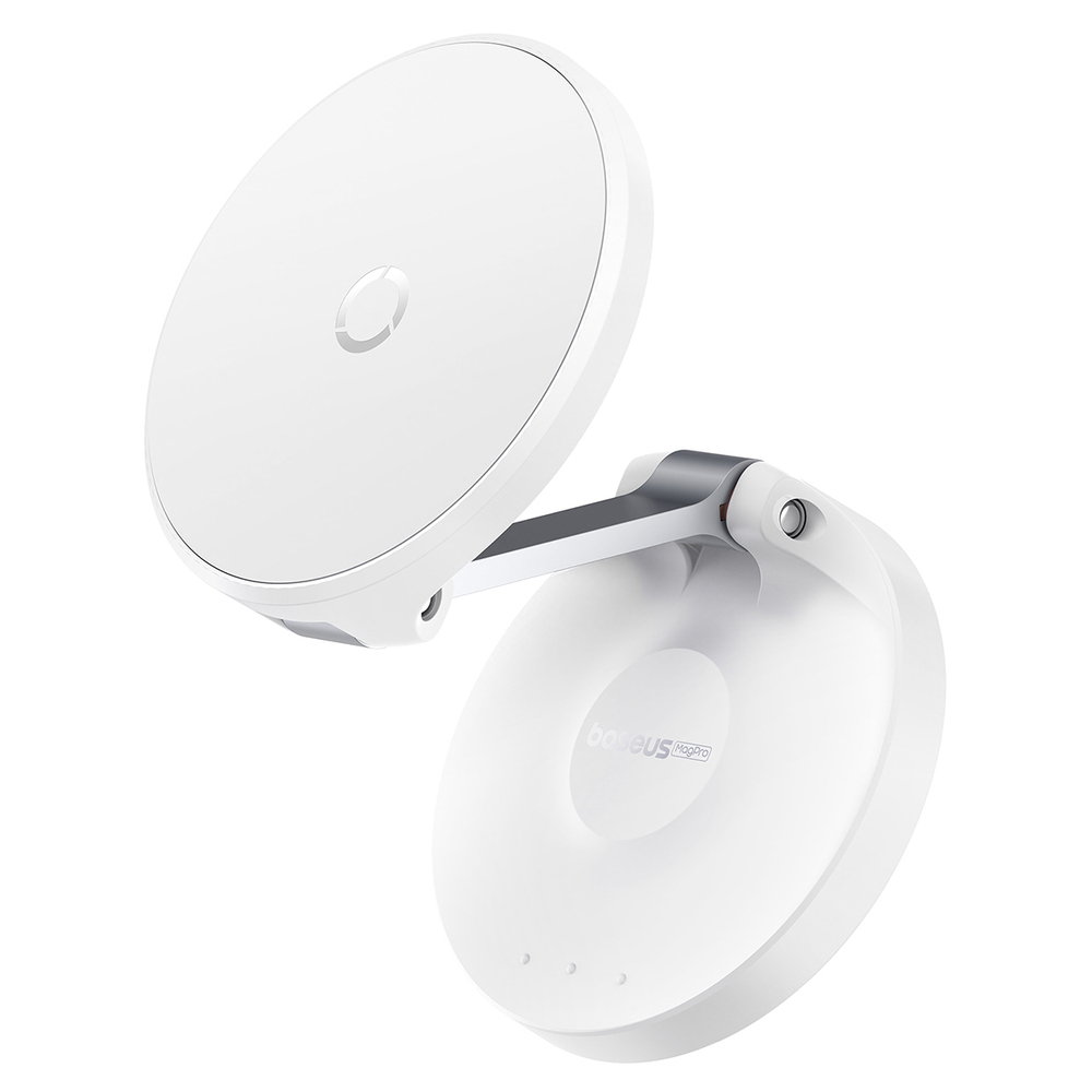 Держатель Baseus MagPro Magnetic Foldable Phone Mount (MagSafe) - Moon White