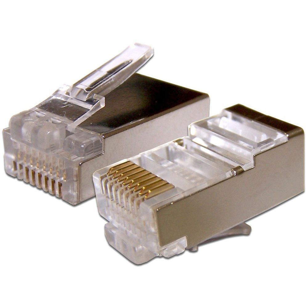 Поштучно Коннектор RJ-45s 8P8C cat.5e экранированный