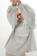 Блуза  с кокеткой