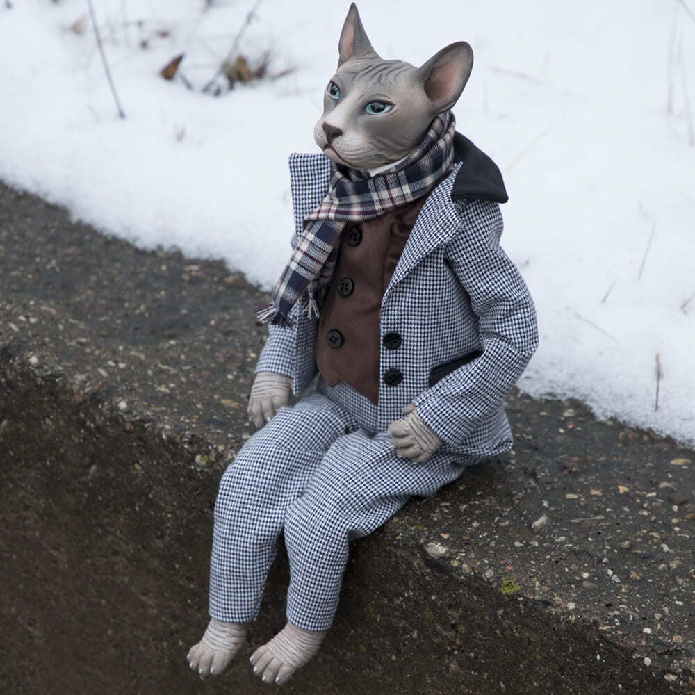 Кукла коллекционная Кот Пьер