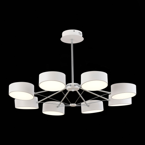 SLE6005-502-08 Светильник потолочный Белый, Хром/Белый LED 8*10W