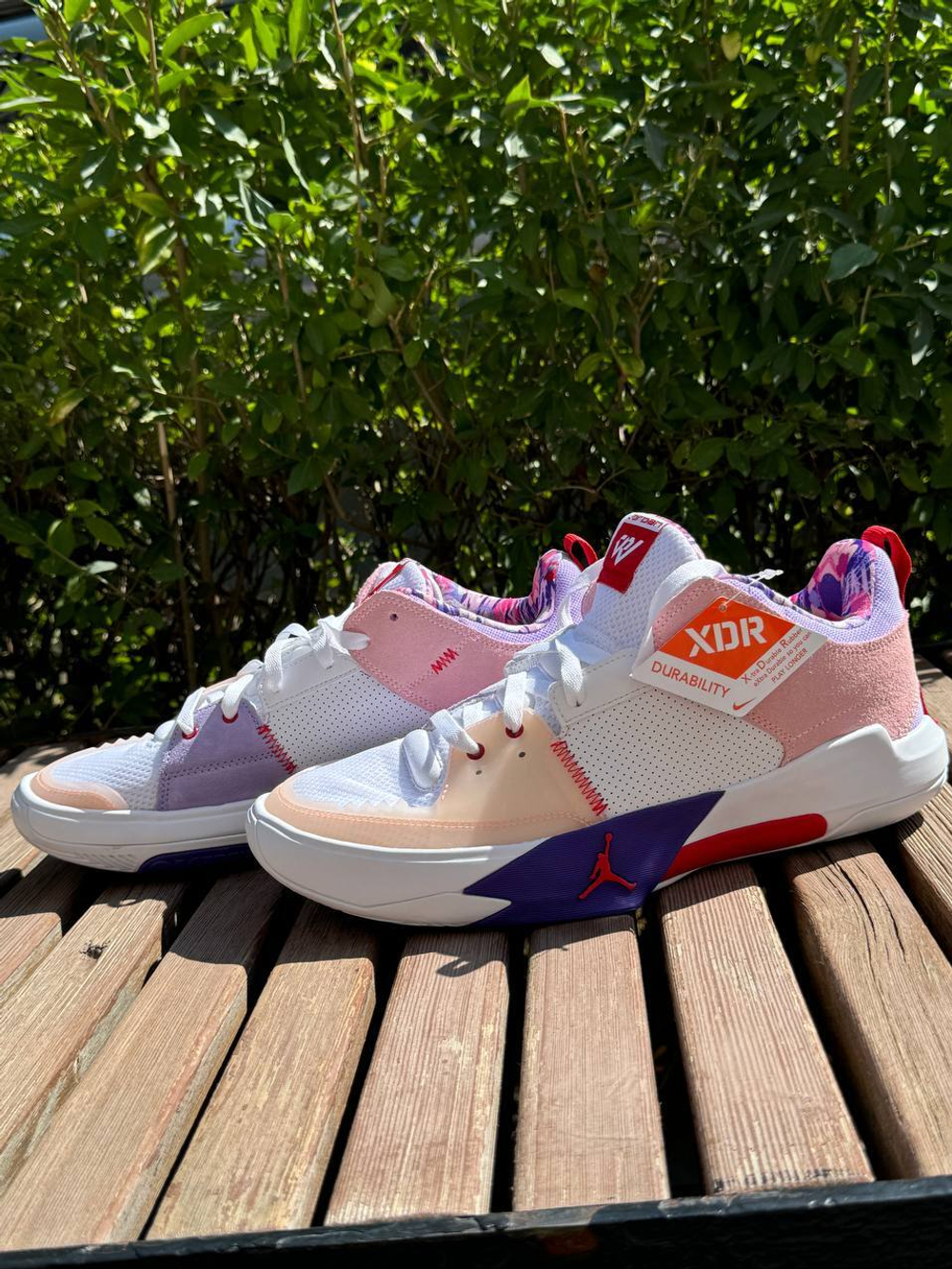 Кроссовки JORDAN ONE TAKE 5 PF (WHITE/UNIVERSITY RED BLANCUNIVERSITE ROUGE)