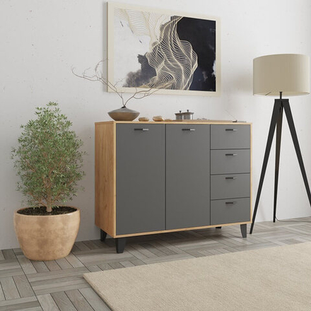 Катрин-12 (Тэкс) Комод 4 ящика 2 створки