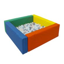 Сухой бассейн Romana «Лужайка» (стандартный), 300 шариков (Серый микс)