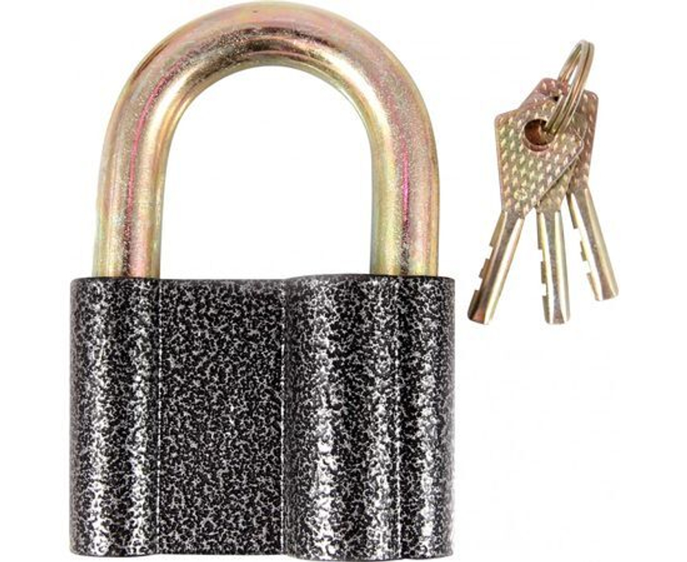 Замок навесной Park Ч/80 80 мм 3 ключа