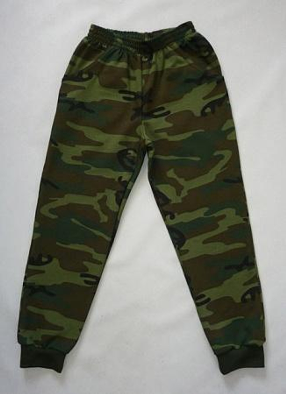Штаны для мальчиков Камуфляж, футер. р.92. 016877568