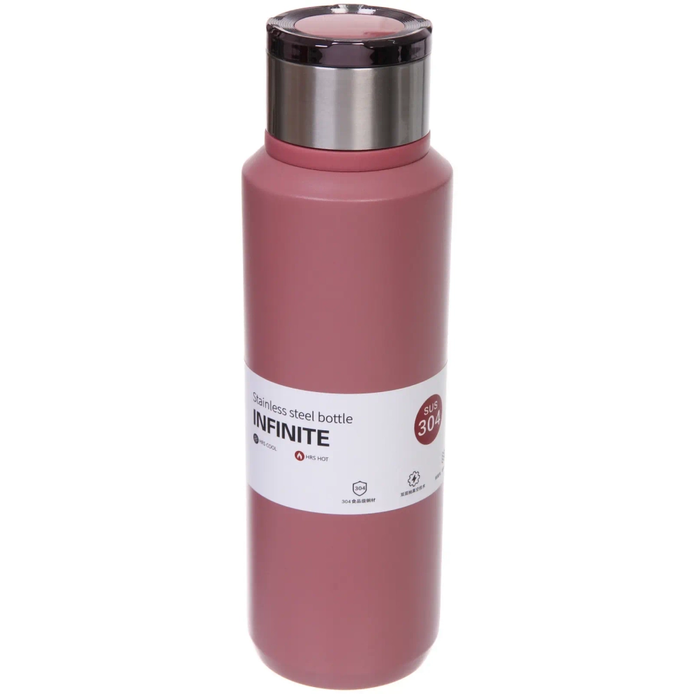 Термос 1100мл «Эльбрус» розовый