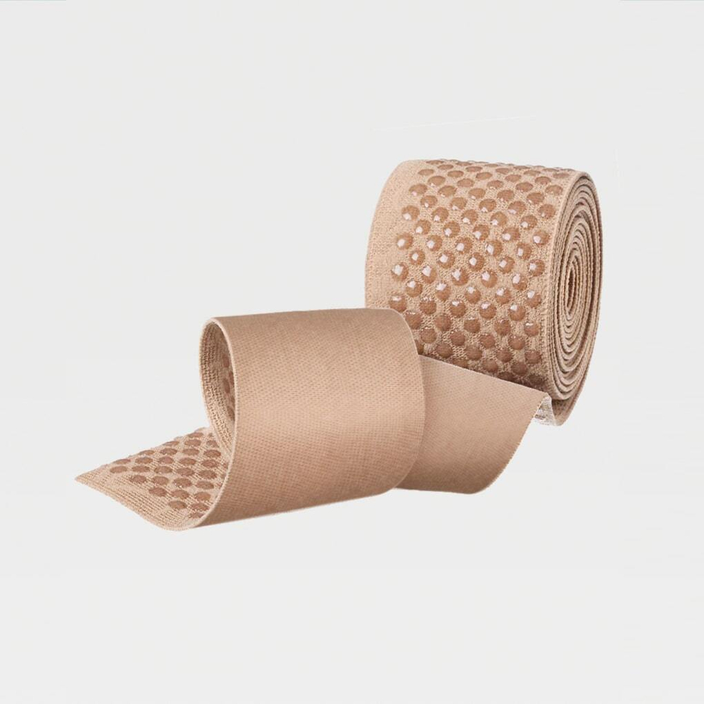 Чулки с простой резинкой на силиконовой основе с открытым носком ID-310 1 класс