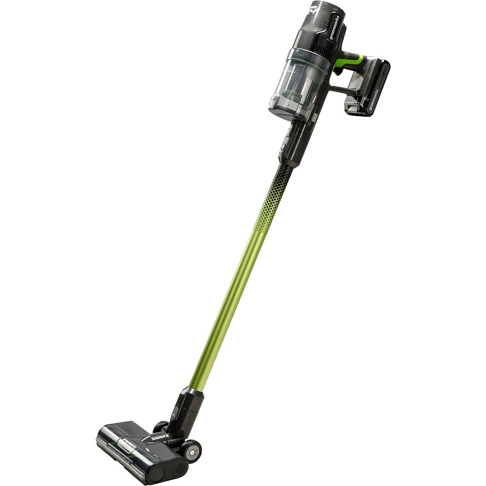 Пылесос вертикальный GREENWORKS GD24SVK4 24 V с АКБ и ЗУ 4700607UB