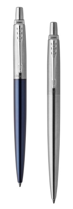 Parker набор подарочный Jotter London - шар. ручка Blue + гел. ручка Stainless Steel, M, блистер