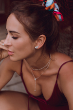 Серьги-пусеты «Невесомость»