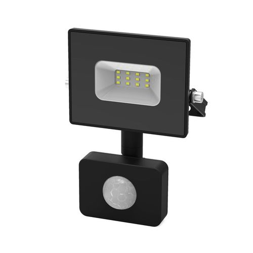 Прожектор светодиодный уличный с датчиком движения 10Вт 6500К IP65 Gauss