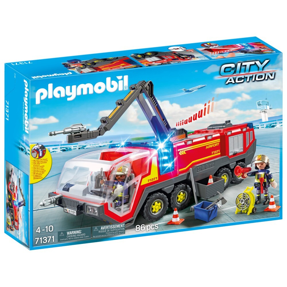 Playmobil - Пожарная машина для аэропорта City Action 71371X / артикул   71371X  / GTIN 4008789713711