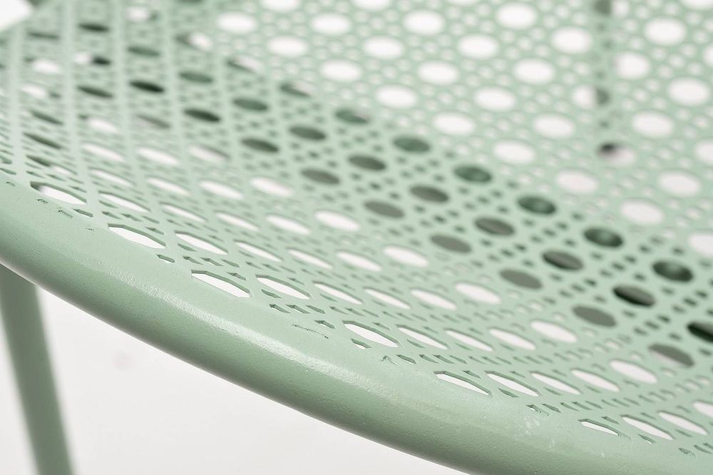 "Гермес" стул стальной, цвет мятный