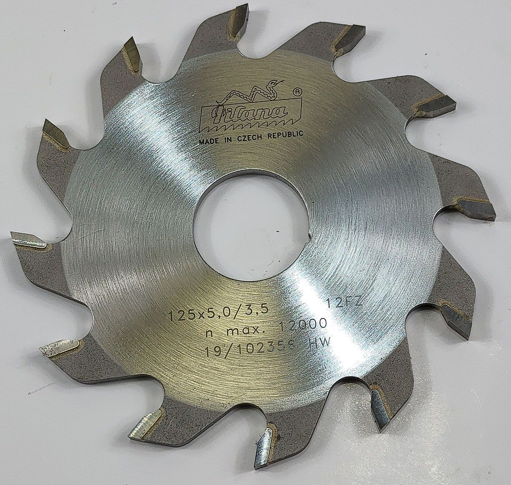 Пила дисковая TCT "Pilana" 125x5.0/3.5x30 z12 92 FZ