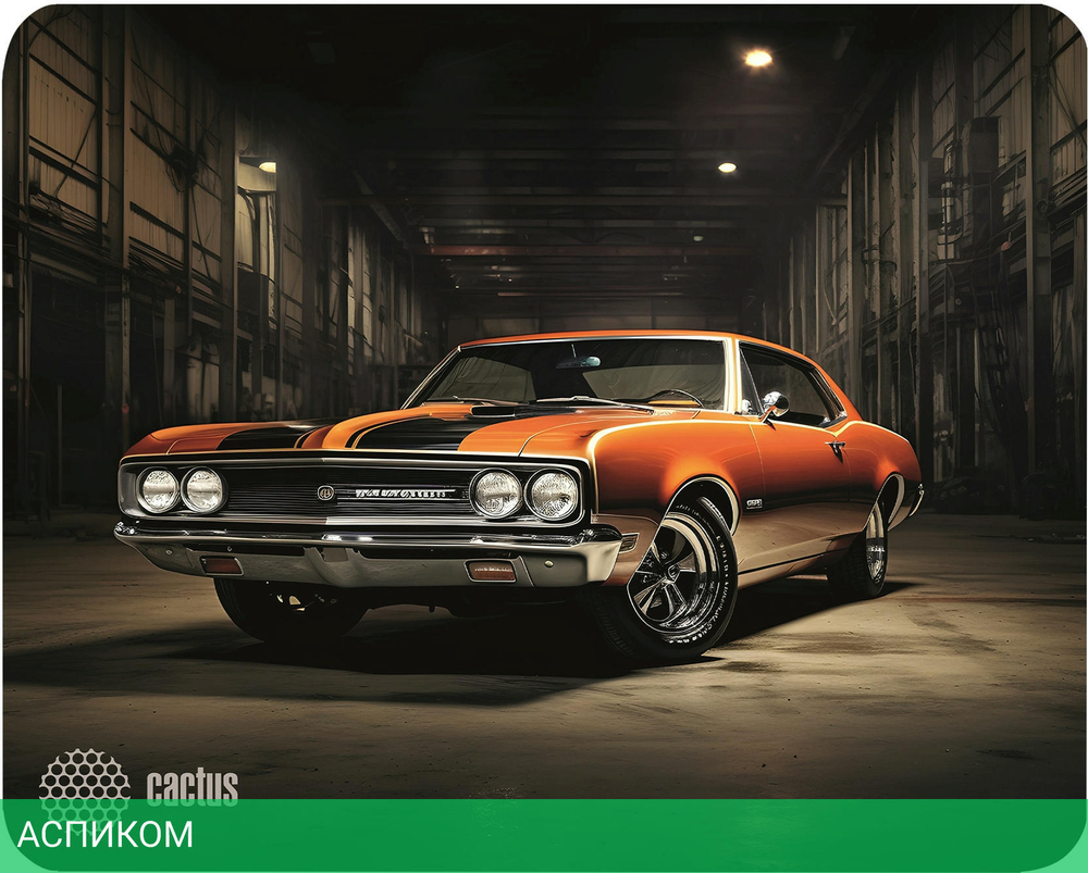 Коврик для мыши Cactus CS-MP-P06M Orange Car
