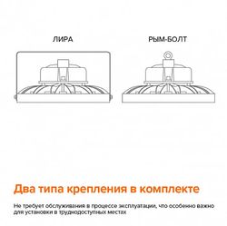 Светодиодный светильник WOLTA PRO ТАЙФУН ДСП06-150-002-6К