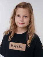 Летний костюм для девочки футболка и велосипедки