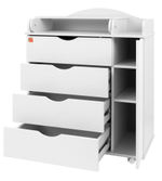 Комод "Смайл Плюс" 5 ящ. (арт.86) МДФ 832/5 (белый)