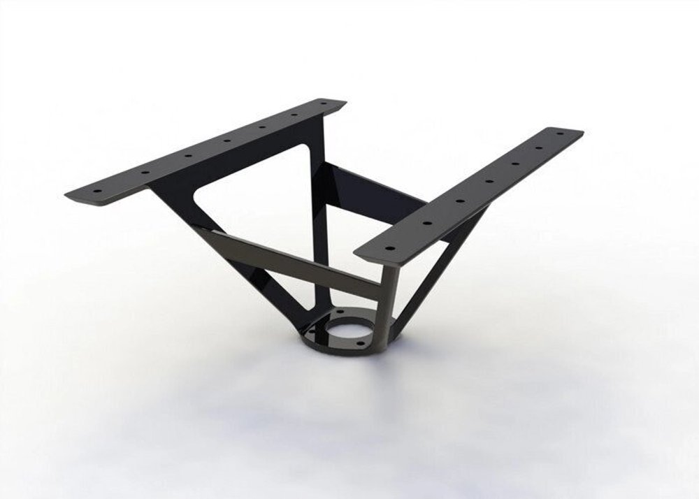 Кронштейн для стола непрозрачный, цвет красный