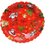 Поднос пластиковый «Новогодний праздник» 34*4,5см