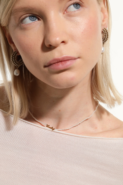 Подвеска мелкий речной жемчуг, lucky