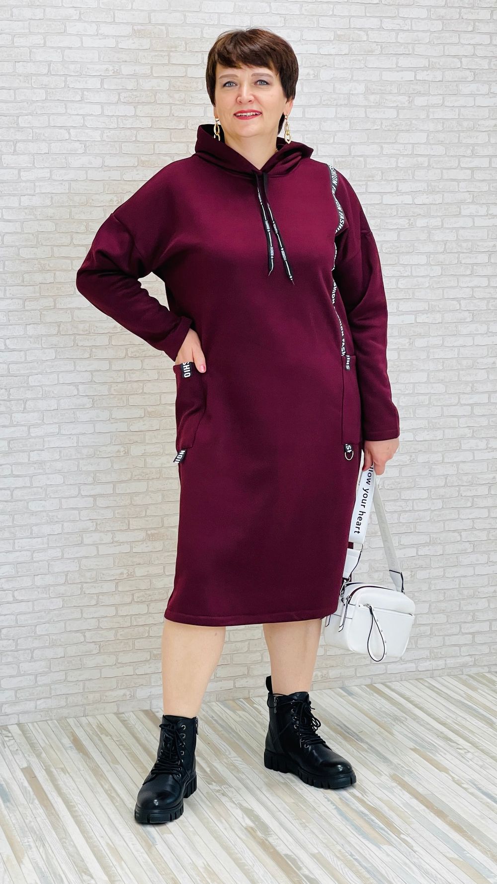 Платье МС-14007 (бордо)