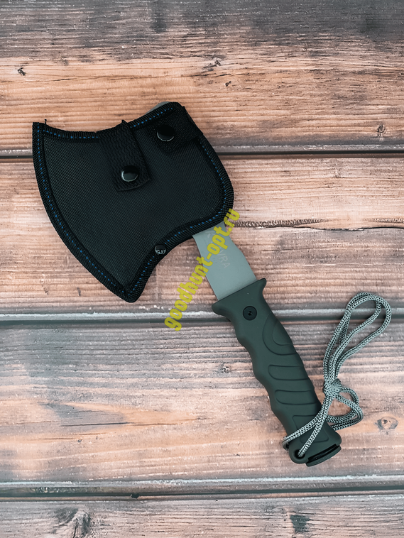 Тактический топор CAVRA туристический с компасом Олива