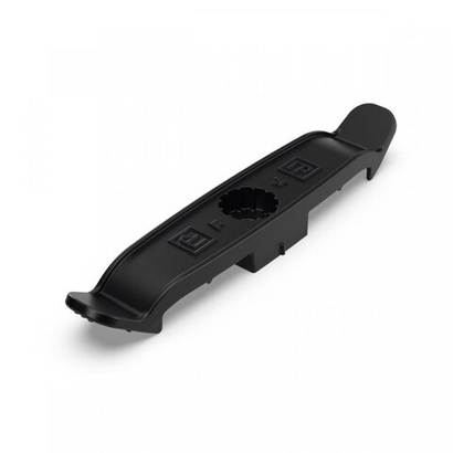 Держатель плоского кабеля двусторонний для прямого монтажа на 4 места черный (20шт/уп) Промрукав