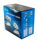 Прожектор с дистанционным управлением, белый корпус, ксенон, брелок и джойстик, модель 981