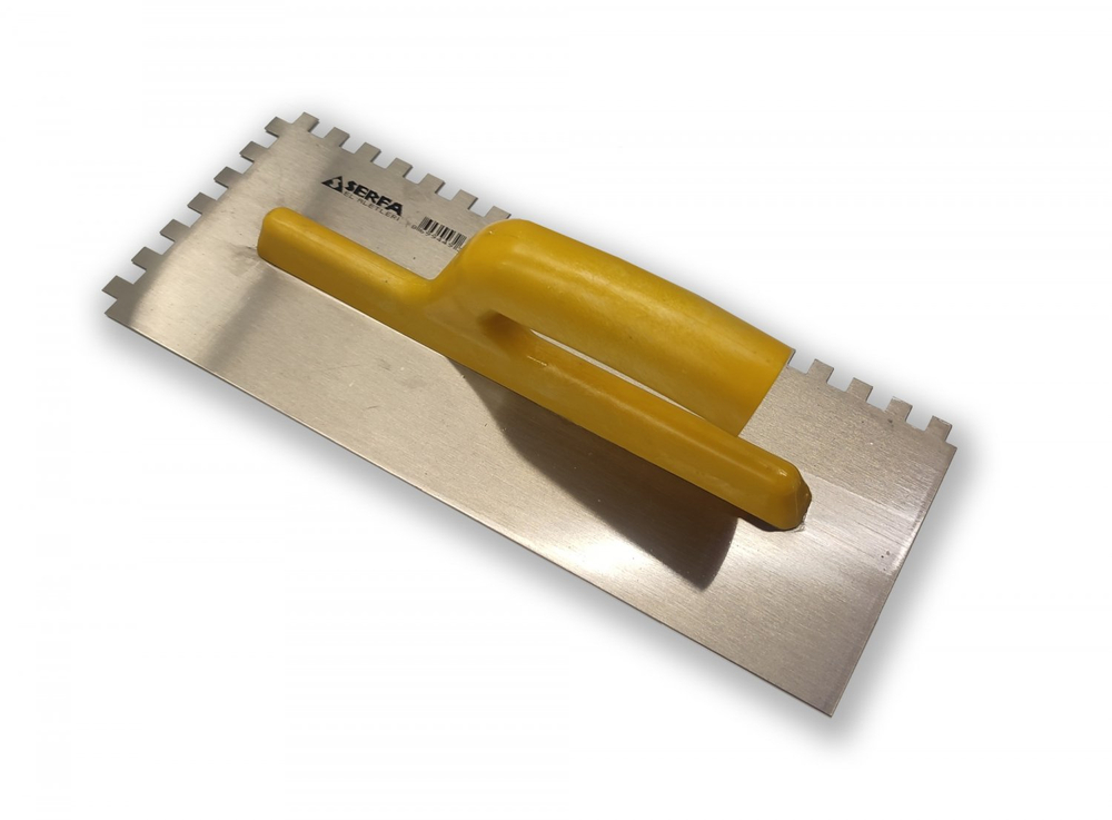 Гладилка зубчатая 10х10 30 см Serfa 143