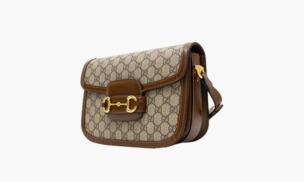 Сумка Gucci Horsebit 1955 Mini Bag "Beige/Brown"