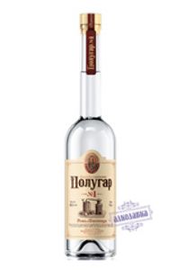 Полугар №1. Рожь Пшеница дистиллят зерновой 38,5%. 0,5 Л