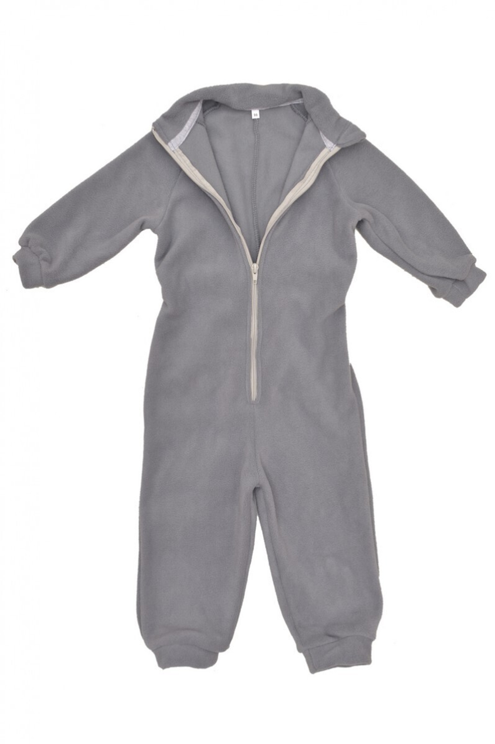 Комбинезон флис, р.116 "однотон." (бол.) серый (Rusland) А 57-19