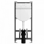 Унитаз Vitra Norm Fit 9773B099-7207 с инсталляцией, с крышкой микролифт, белый, кнопка хром