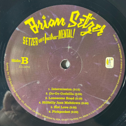 Винтажная виниловая пластинка LP Brian Setzer Setzer Goes Instru Mental (USA 2011)