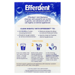 Efferdent, Антибактериальное очищающее средство для зубных протезов, ночное очищение, 90 таблеток