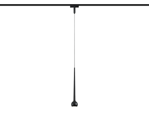 Светильник светодиодный трековый для шинопровода Magnetic Ultra Slim GV1644 BK черный IP20 9W 4200K 48V D75*1500