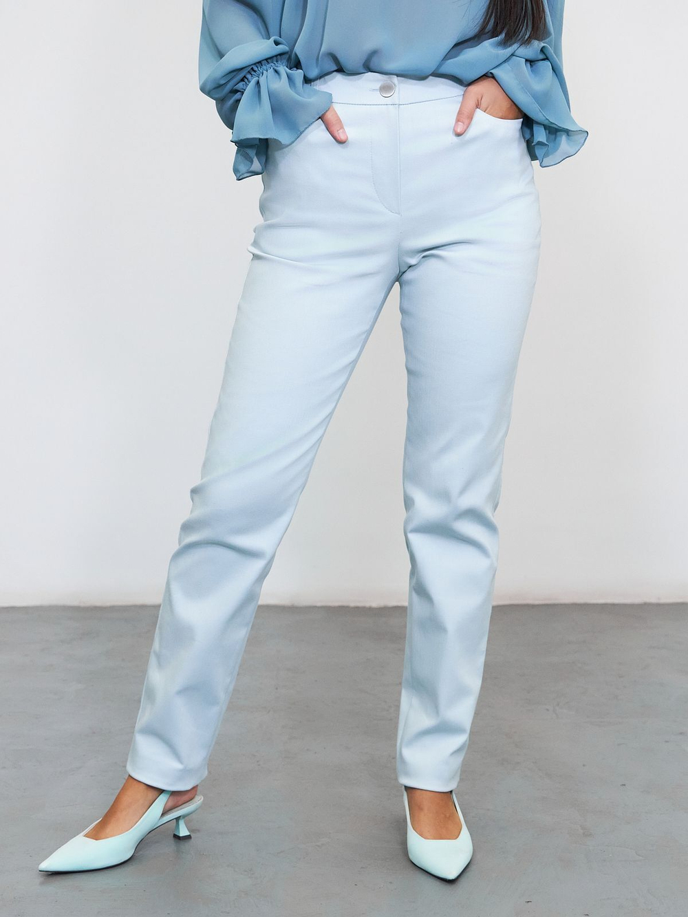 Брюки женские, Модный дом Виктории Тишиной, Тома мятные