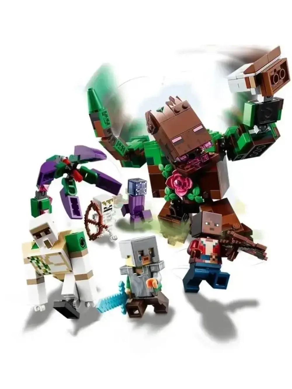 Конструктор Майнкрафт Мерзость из джунглей 501 деталь 60075