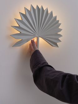 Светильник настенный Palm Leaf, 30х24 см, белый