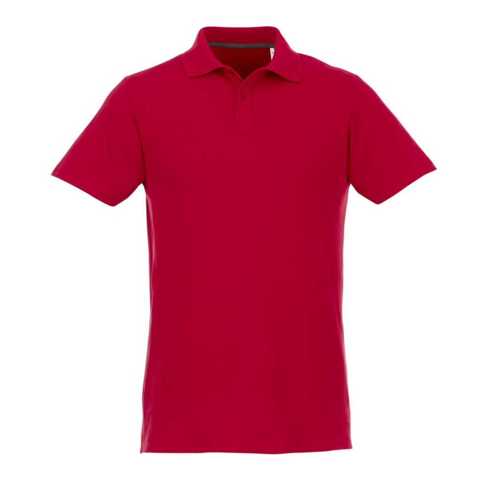 Мужское поло Helios с коротким рукавом  (Красный XXL)