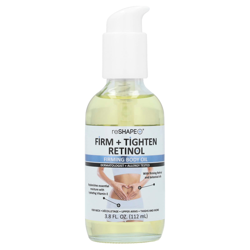 Reshape Plus, Retinol, укрепляющее масло для тела, ретинол, 112 мл (3,8 жидк. унц.)
